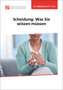 Titelseite: Merkblatt