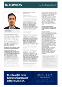 Titelseite: Kundenversprechen
