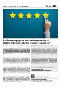 Titelseite: Kundenversprechen