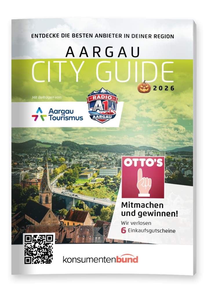 Titelseite City Guide Aargau 2026